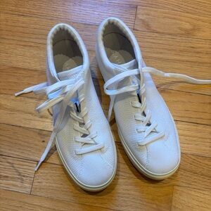 Rothy's White Lace-Up Sneakers